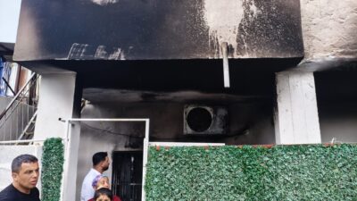 Mersin’in Tarsus ilçesinde bir evde klimada meydana gelen patlama sonucu