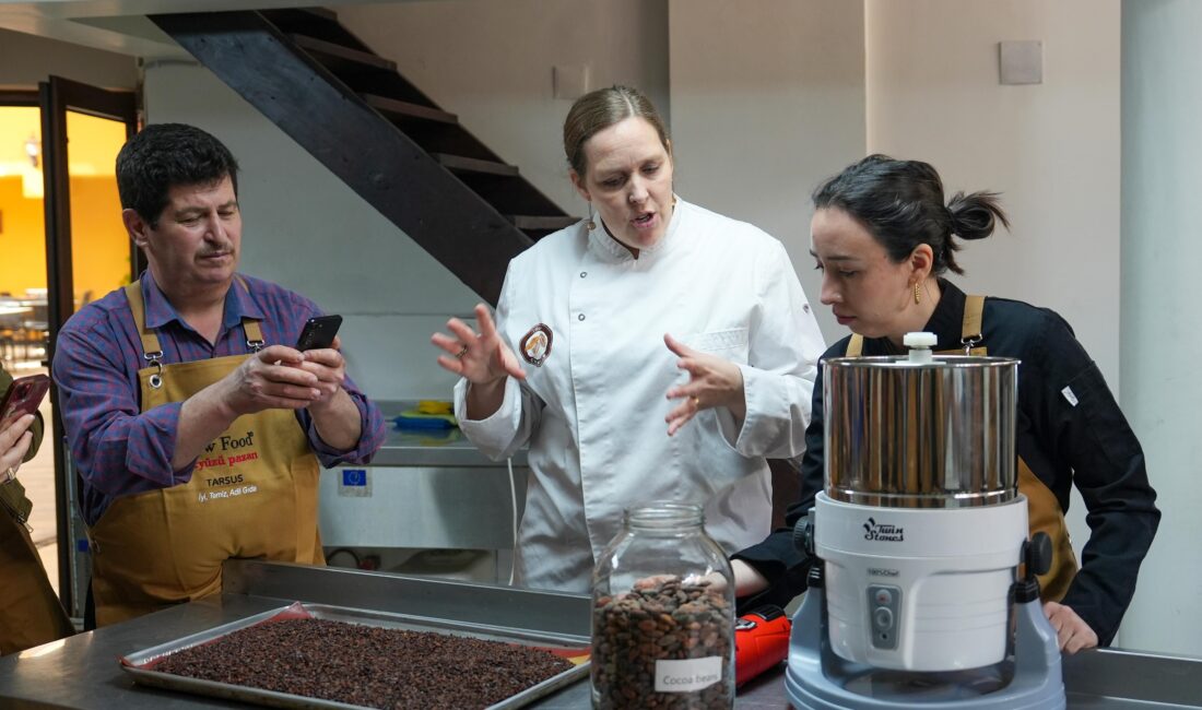 Tarsus Gastronomi Merkezinde hayata geçirilen Erasmus+ ChocoFuture Projesi kapsamında uluslararası