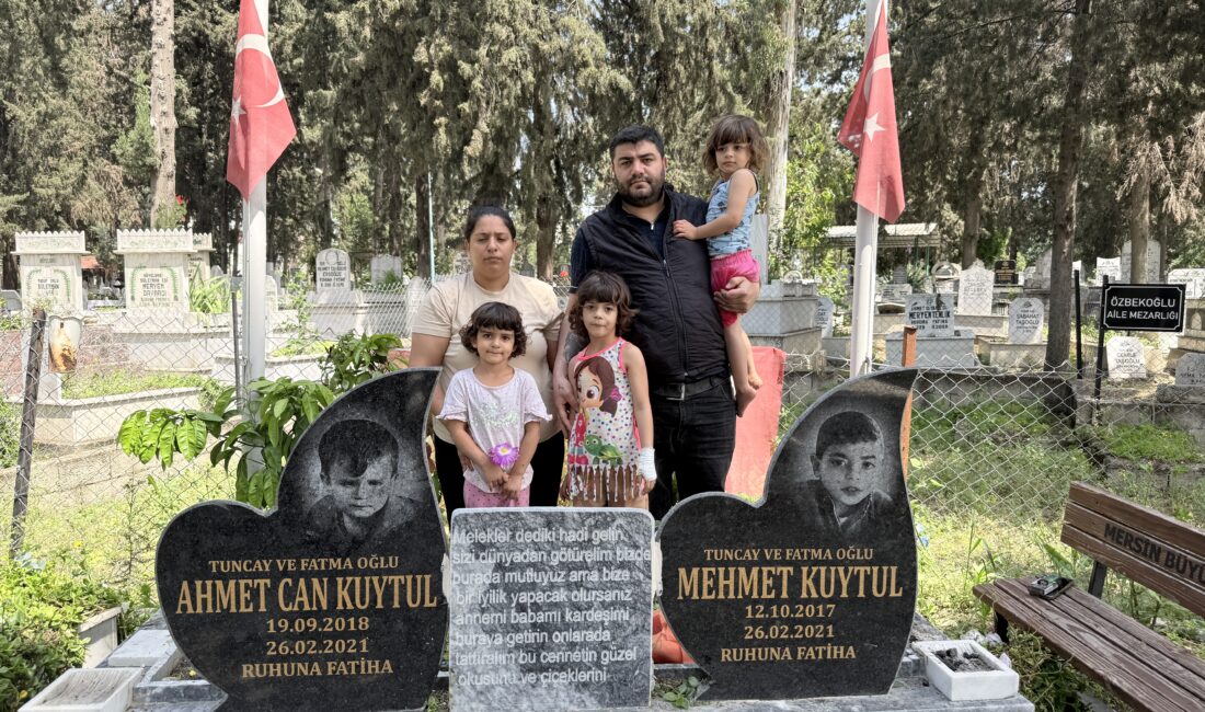 Mersin’in Tarsus ilçesinde 2021 yılında çıkan yangında iki çocuğunu kaybeden