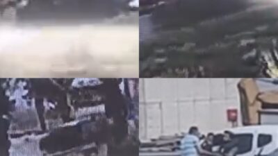 Mersin‘de tırın çarparak önüne aldığı otomobil metrelerce sürüklendi, 2 kişi