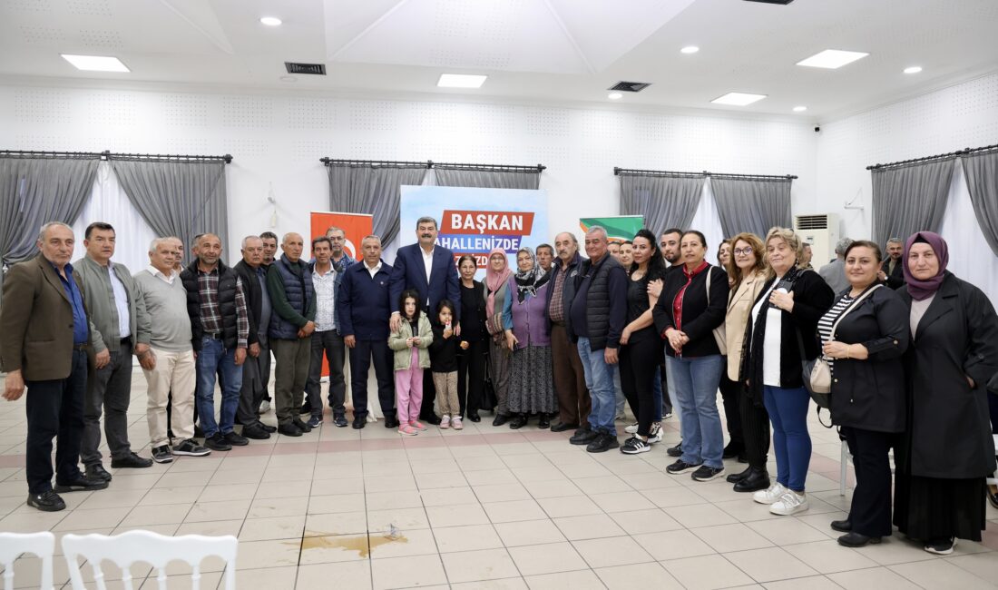 Toroslar Belediyesi, katılımcı yönetim anlayışını sahaya taşıyan mahalle buluşmalarıyla dikkat