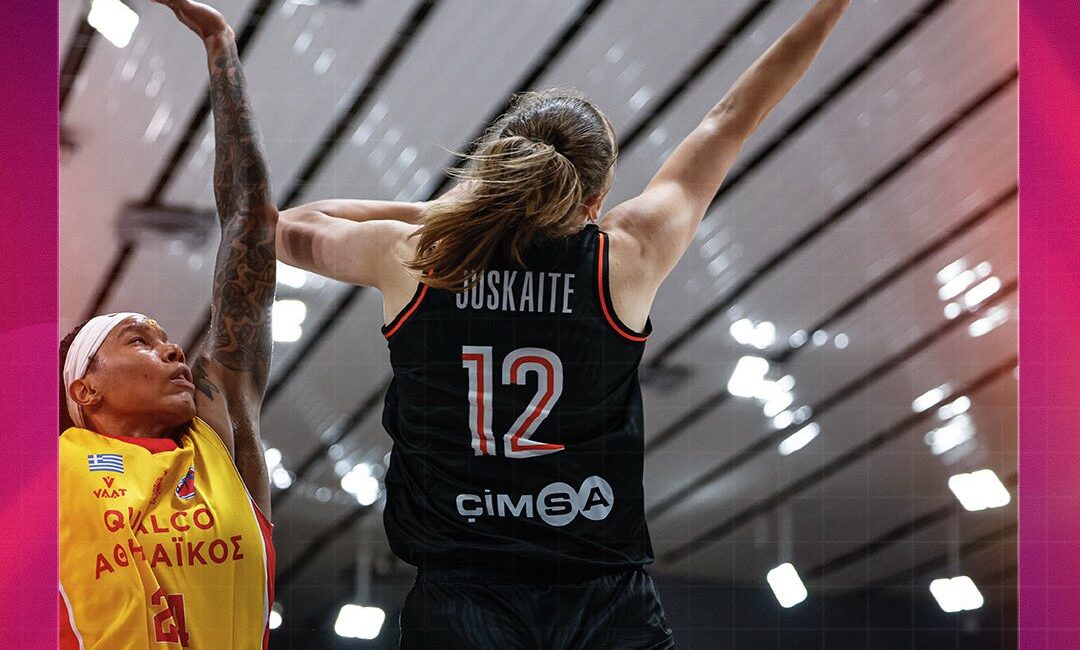 ÇİMSA ÇBK Mersin, Athinaikos’u 85-80 yenerek FIBA Kadınlar Avrupa Kupası