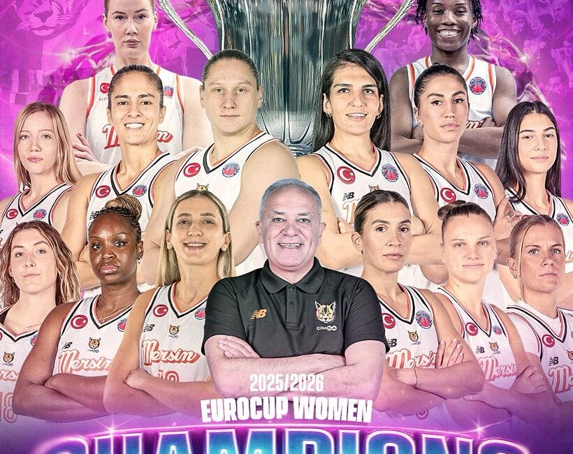 EuroCup’ta şampiyon ÇBK Mersin ÇBK Mersin, Kadınlar EuroCup finali 2. maçında Athinaikos’a yenilmesine rağmen