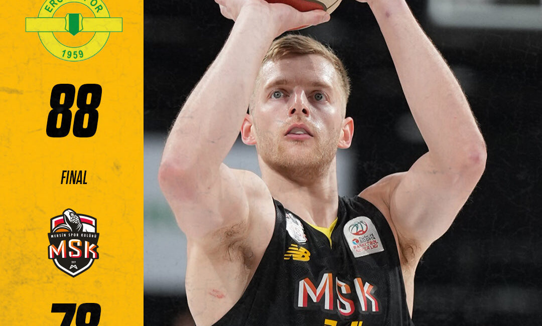 MSK SEZONU BİTİRMİŞ! Türkiye Basketbol Süper Ligi’nde Mersin Spor Kulübü, deplasmanda karşılaştığı Esenler