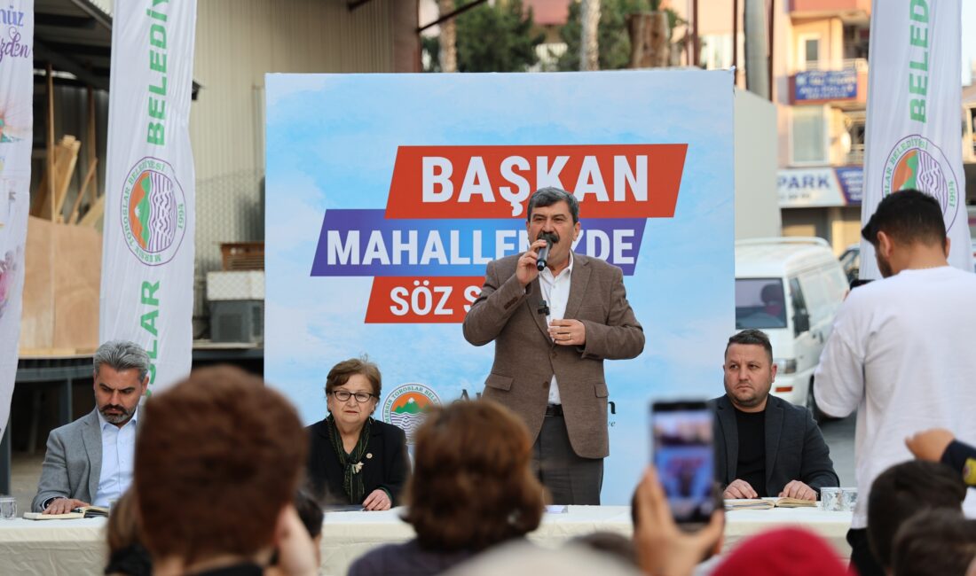 TOROSLAR’DA SÖZ VATANDAŞIN Başkan Yıldız: "Biz burada halkımızın önceliklerinizi öğrenmek için varız. Bizim