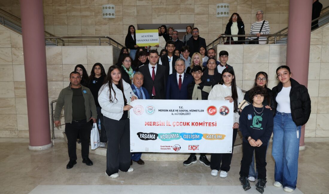 ÇOCUK KOMİTESİNDEN MERSİN ÜNİVERSİTESİ REKTÖRÜ YAŞAR’A ZİYARET Mersin Aile ve Sosyal Hizmetler İl Müdürlüğü bünyesinde faaliyet gösteren