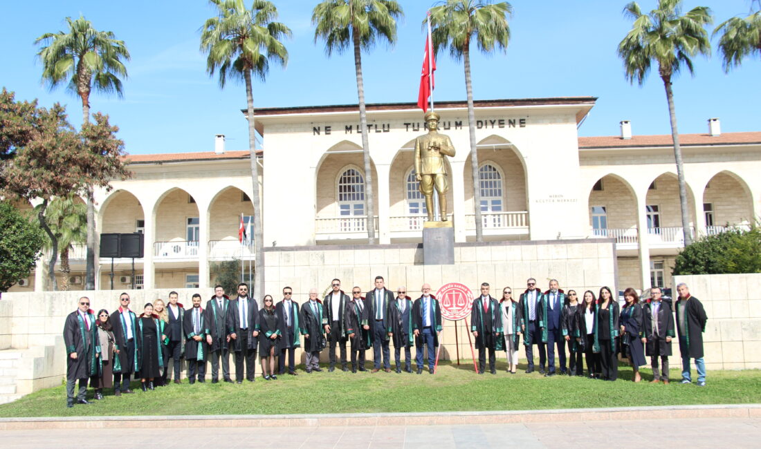 Mersin Barosu Başkanlığı, 5 Nisan Avukatlar Günü nedeniyle Mersin Cumhuriyet