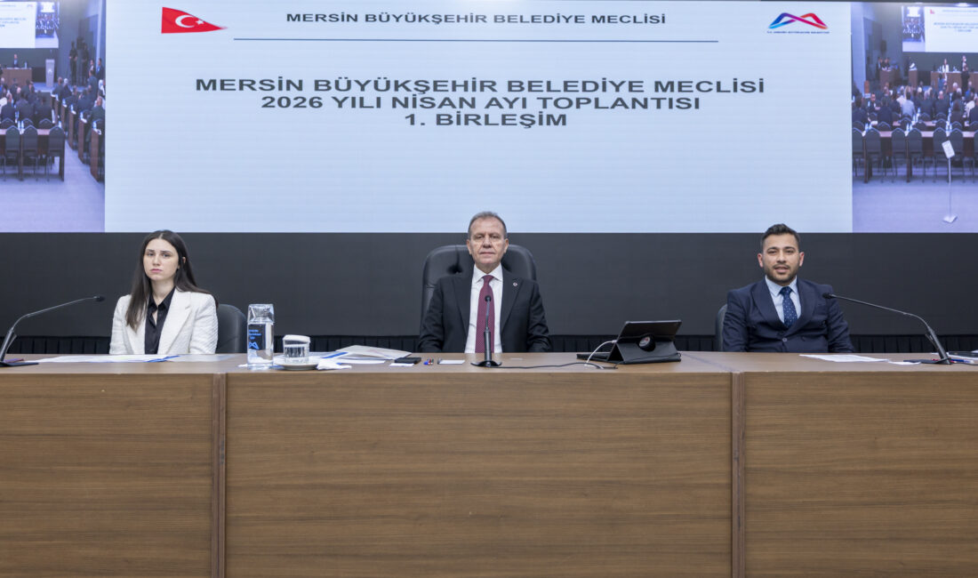 SEÇER: “ORTAK AKIL ANLAYIŞIYLA MERSİN’E EN İYİ ŞEKİLDE HİZMET ETMEYE DEVAM EDECEĞİZ” Mersin Büyükşehir Belediye Meclisi’nin 2026 Yılı Nisan Ayı Olağan Toplantısı