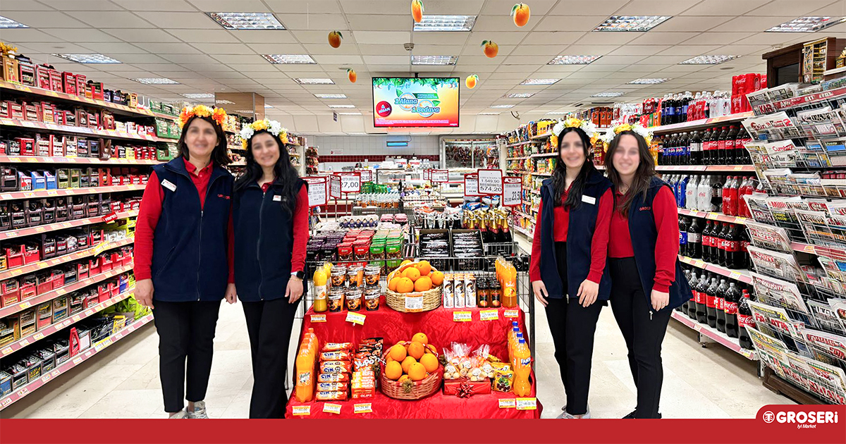 PORTAKAL ÇİÇEĞİ COŞKUSU GROSERİ MAĞAZALARINA TAŞINIYOR