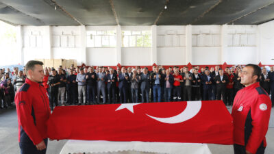 3 yıl önce görevi başında şehit olan Mersin Büyükşehir Belediyesi