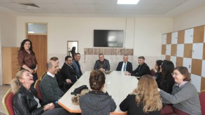 İl Millî Eğitim Müdür Yardımcısı Fatih Burğut, okul ziyaretleri kapsamında