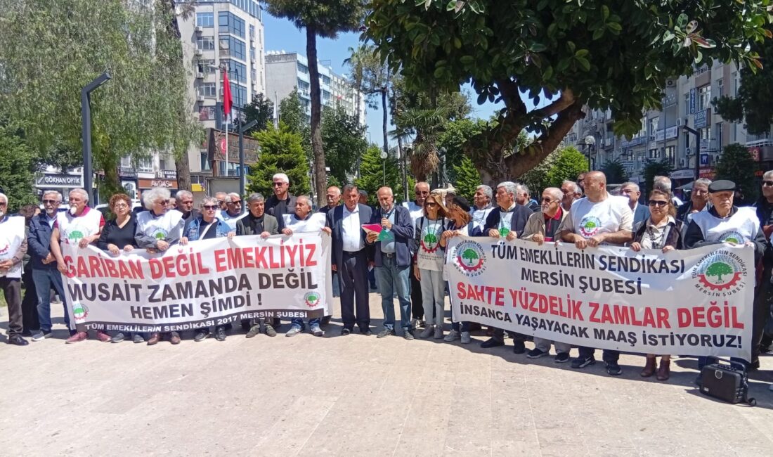 ‘SEFALET ZULMÜNE SON’ MİTİNGİNE ÇAĞRI! Tüm Emeklilerin Sendikası Mersin Şubesi sefalete karşı 12 Nisan Pazar günü