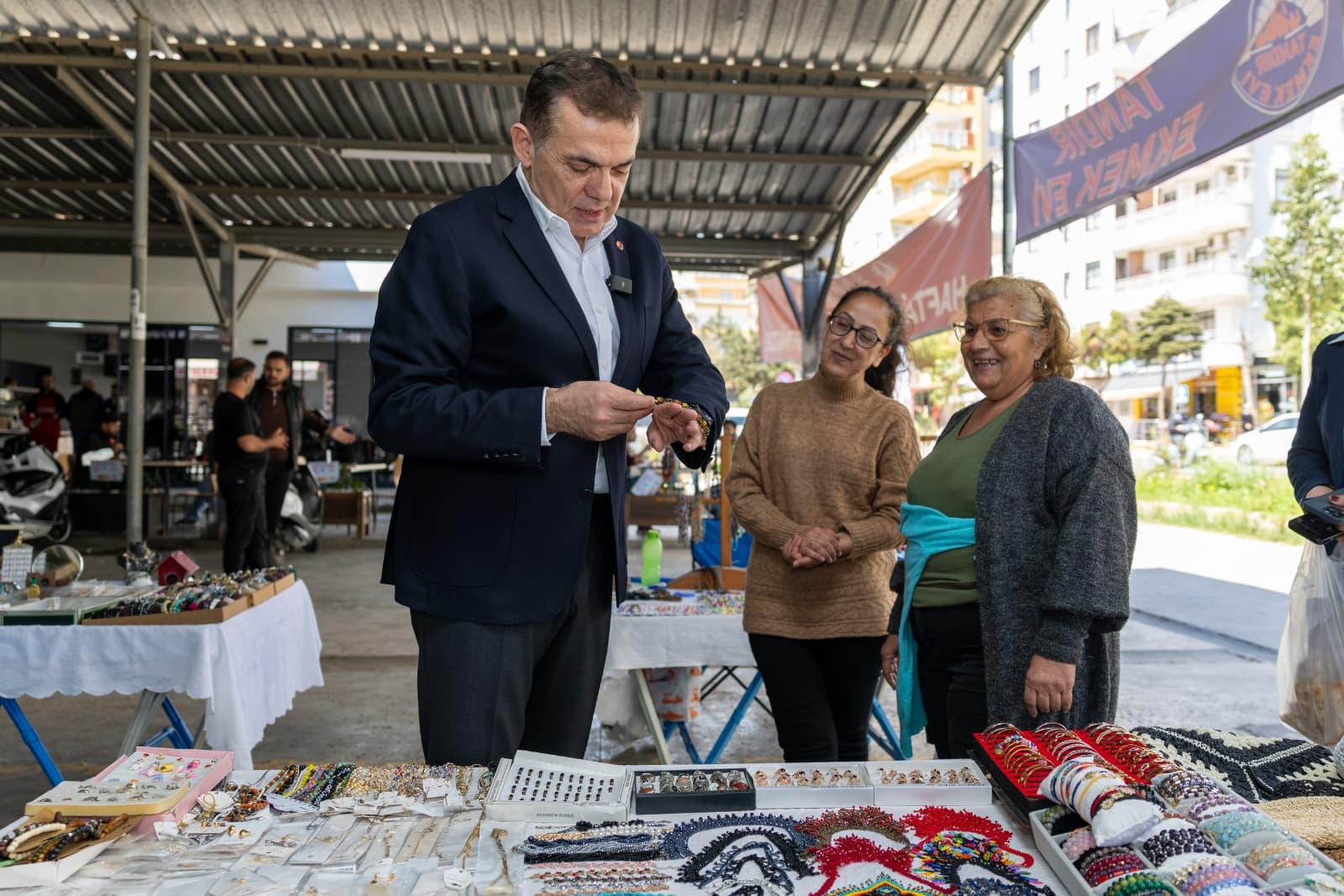 Yenişehir’de aracı yok, alın teri var