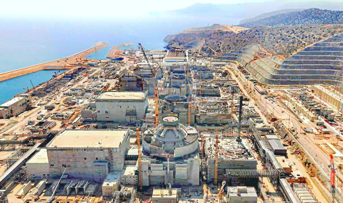 Rosatom devlet şirketi tarafından inşa edilmekte olan Akkuyu Nükleer Güç
