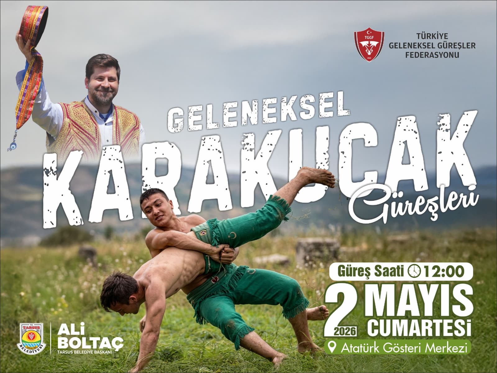 2026 SEZONUNUN İLK KARAKUCAK GÜREŞLERİ TARSUS’TA: 400’Ü AŞKIN GÜREŞÇİ ER MEYDANINA ÇIKIYOR