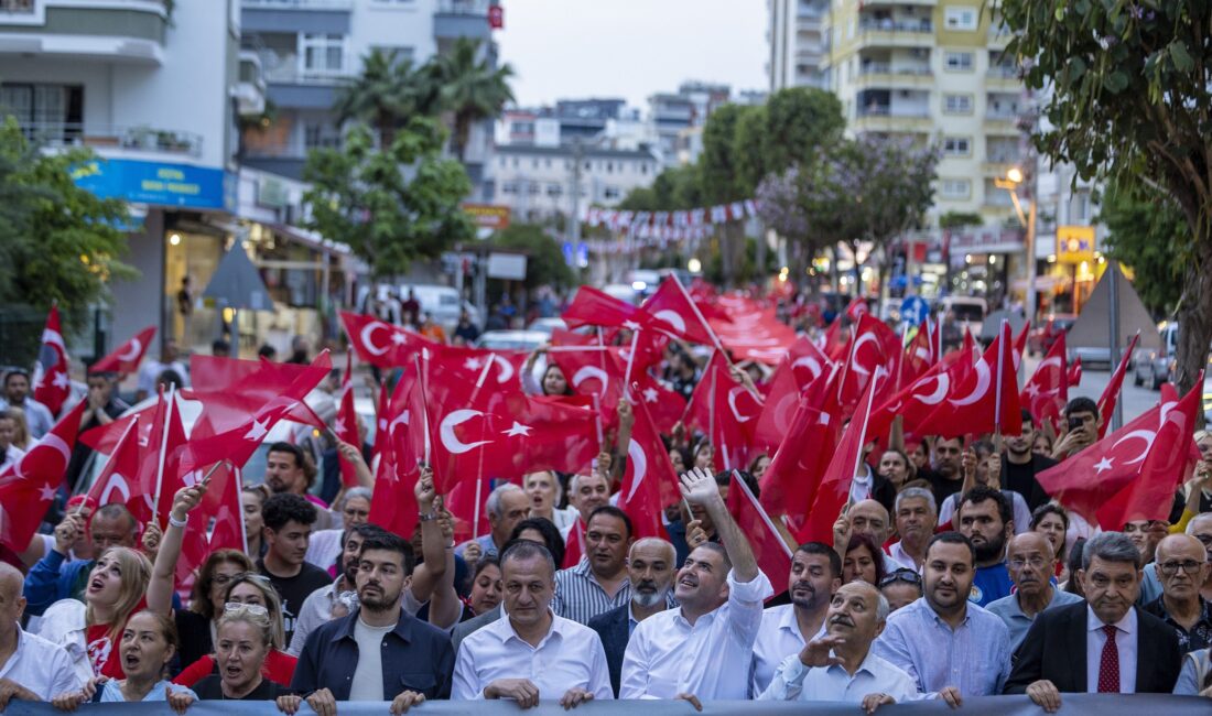 Mezitli Belediyesi tarafından düzenlenen 19 Mayıs Atatürk’ü Anma, Gençlik ve