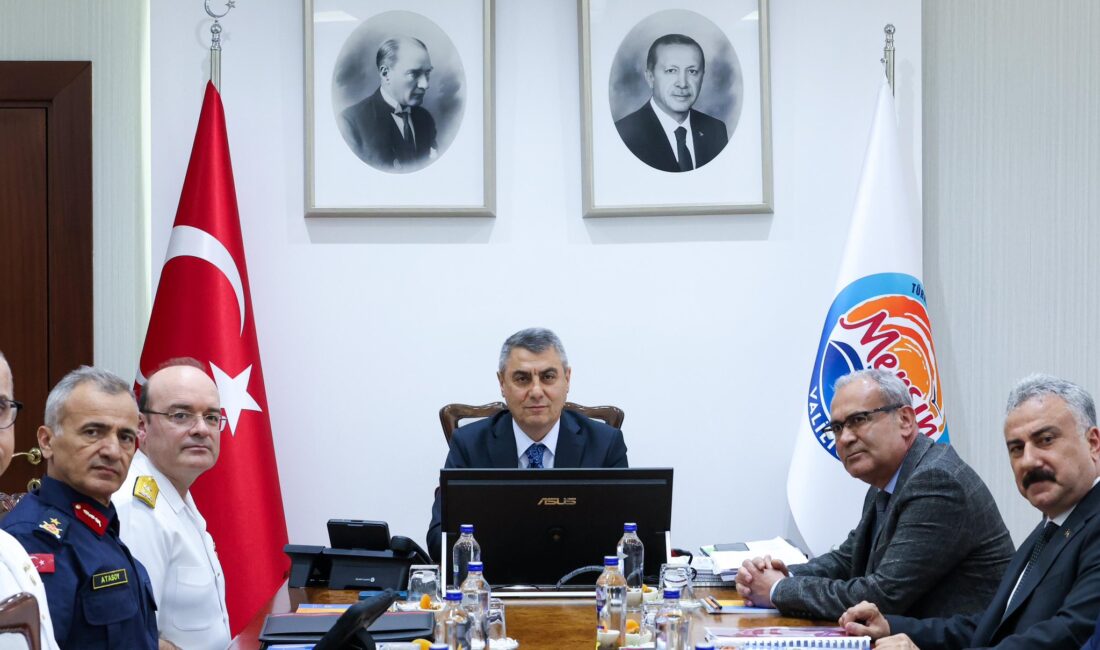 Mersin Valisi Atilla Toros başkanlığında, Güvenlik ve Asayiş Değerlendirme Toplantısı