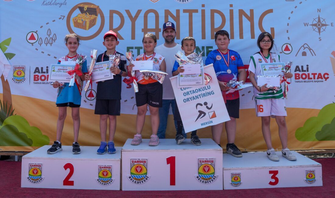 Mersin’in Tarsus ilçesinde belediye tarafından düzenlenen oryantiring etkinliği, yoğun katılımla