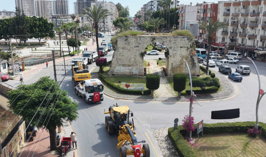 Tarsus Belediyesi, hizmet kapasitesini artırmak amacıyla envanterine kattığı yeni araçları