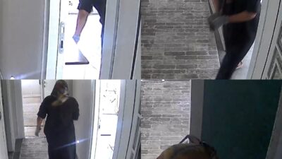Mersin‘de bir apartman dairesine hırsızlık şüphelisi bir kadın parmak izi