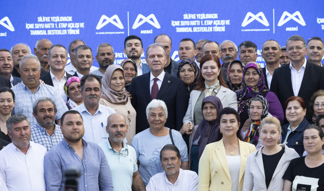 “Yeşilovacık’ta yaz aylarında ortaya çıkan su sorunu tarihe karıştı” Türkiye Belediyeler Birliği (TBB) ve Mersin Büyükşehir Belediye Başkanı Vahap