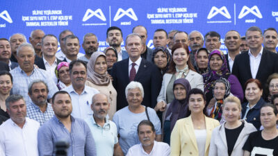 “Yeşilovacık’ta yaz aylarında ortaya çıkan su sorunu tarihe karıştı” Türkiye Belediyeler Birliği (TBB) ve Mersin Büyükşehir Belediye Başkanı Vahap