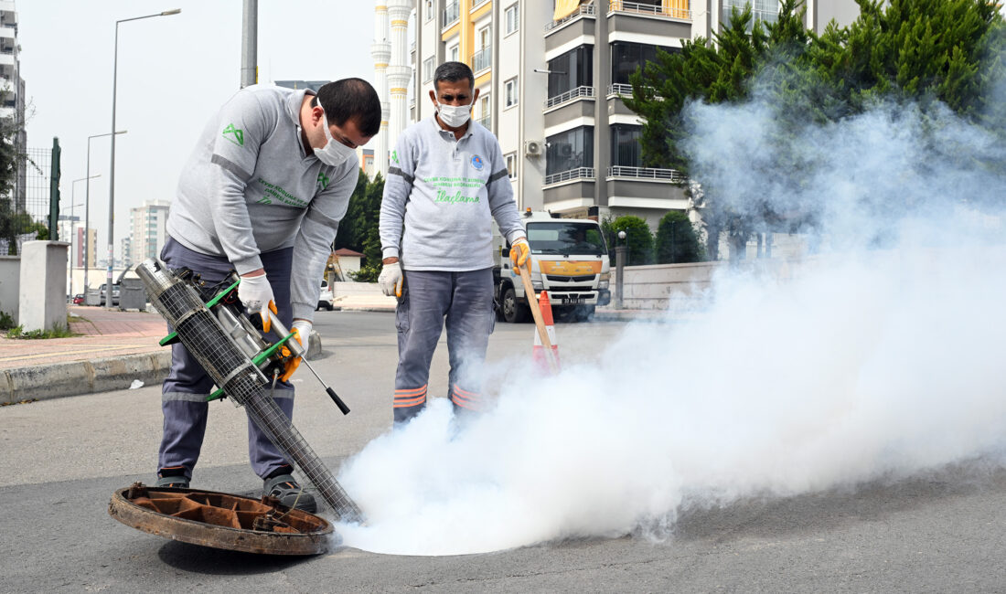 Mersin Büyükşehir Belediyesi Çevre Koruma ve Kontrol Dairesi ekipleri, kent