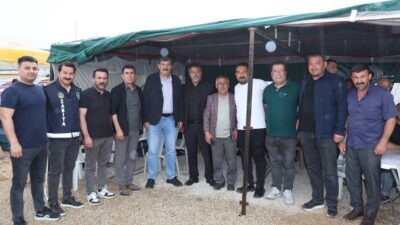 Toroslar Belediye Başkanı Abdurrahman Yıldız, Kurban Bayramı öncesinde Korukent Mahallesi’nde