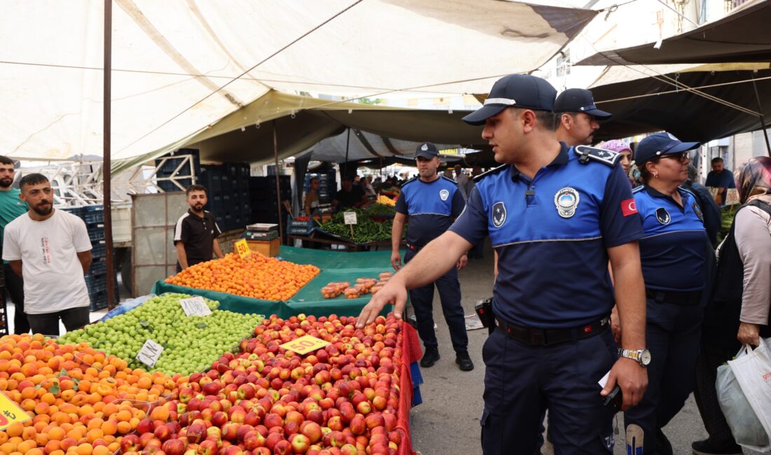 Toroslar Belediyesi, vatandaşların semt pazarlarında sağlıklı ve güvenilir bir ortamda