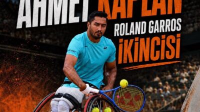 Mersinli Milli sporcu Ahmet Kaplan, Roland Garros Quad Finali’nde 8