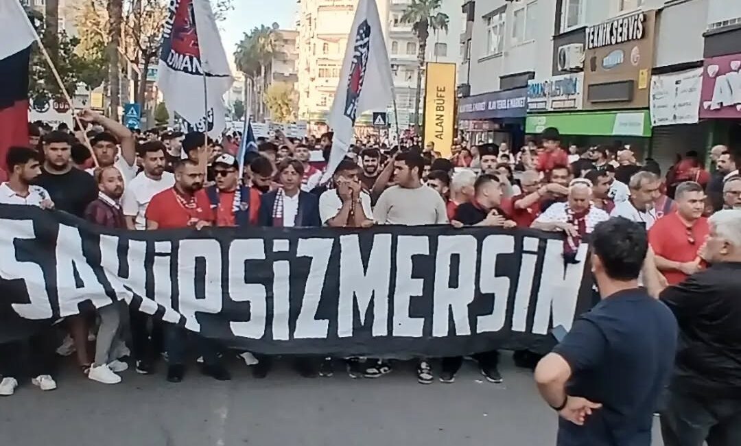 Mersin İdman Yurdu taraftarı yaşanan belirsizliklerin son bulması için sokağa