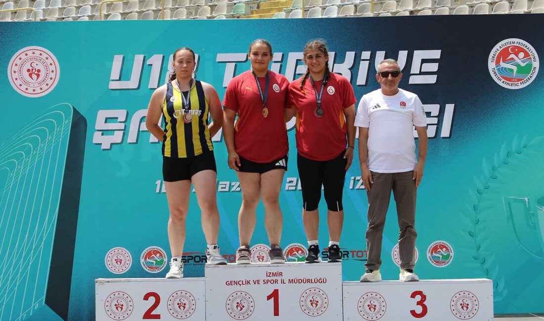 6-17 Haziran tarihleri arası İzmir’de düzenlenen U18 Türkiye Atletizm Şampiyonası’nda
