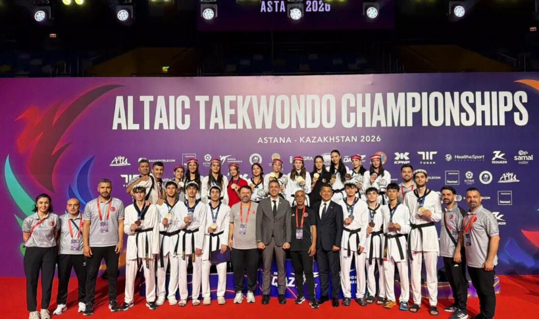 Altay Taekwondo Şampiyonası’nda Milli Gururl Kazakistan’ın başkenti Astana’da düzenlenen Altay Taekwondo Şampiyonası’nda Milli Takım takım