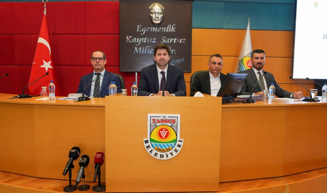 Tarsus’ta Bebek Kütüphanesi ve Eğlence Kampüsü kurulacak Tarsus Belediye Meclisi Haziran Ayı Olağan Toplantısı, Belediye Başkanı Ali