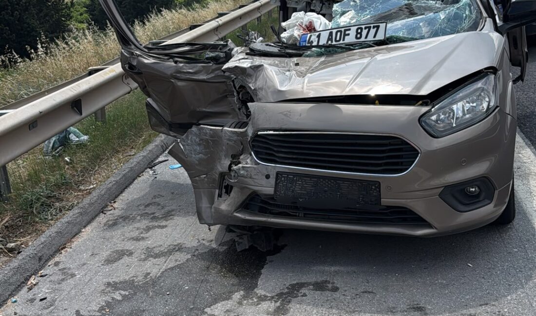 Mersin’in Tarsus ilçesinde hafif ticari araç ile tırın çarpıştığı kazada
