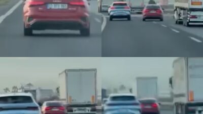 Mersin‘de trafikte makas atarak ilerleyen ehliyetsiz otomobil sürücüsüne toplamda 170