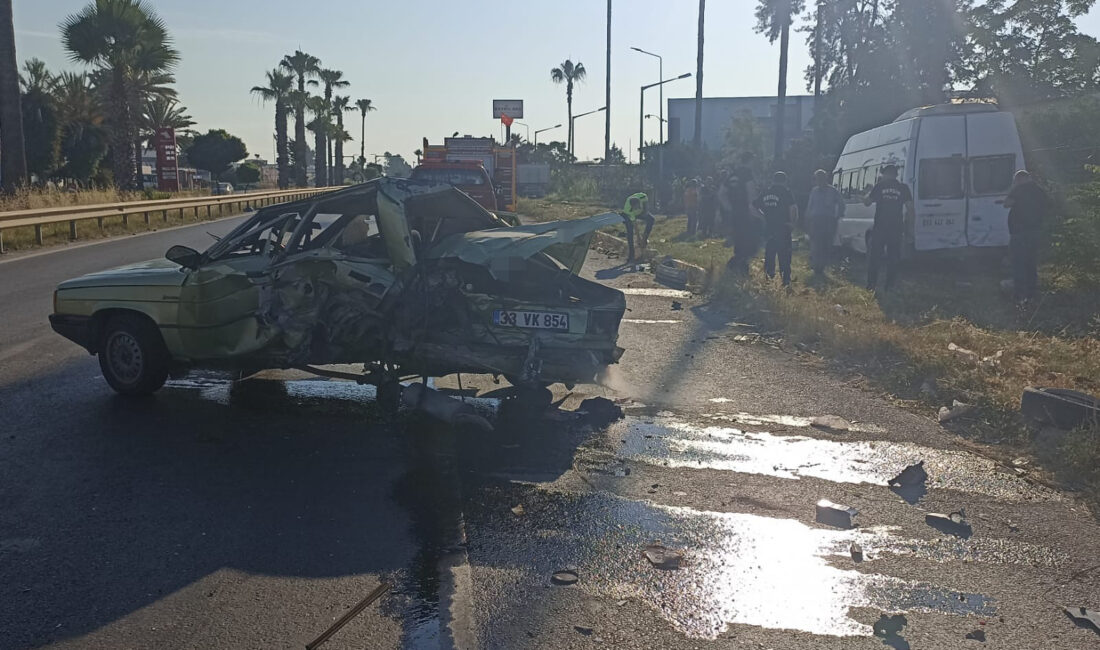 Mersin‘in Tarsus ilçesinde meydana gelen zincirleme trafik kazasında 1 kişi