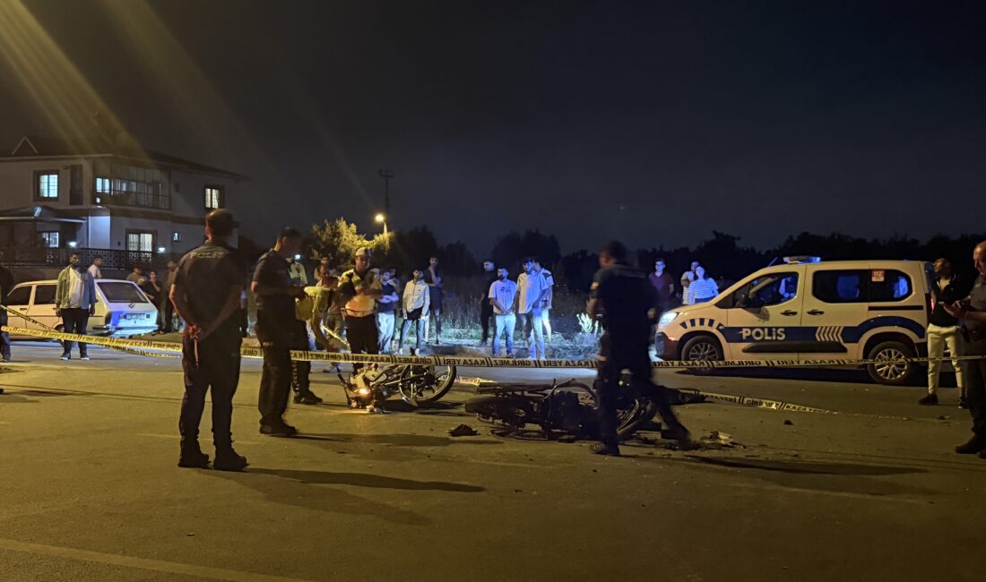Mersin‘in Akdeniz ilçesinde meydana gelen motosiklet kazasında yabancı uyruklu 1