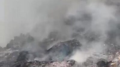Mersin’in Mut ilçesine bağlı Sertavul Yaylasında belediyeye ait çöp döküm