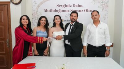 Tarsus Belediyesi Nikah Salonu, rakamların uyumuyla dikkat çeken 26.06.2026 tarihinde