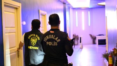 Mersin polisinin kent genelinde hamam, sauna ve masaj salonlarına yönelik