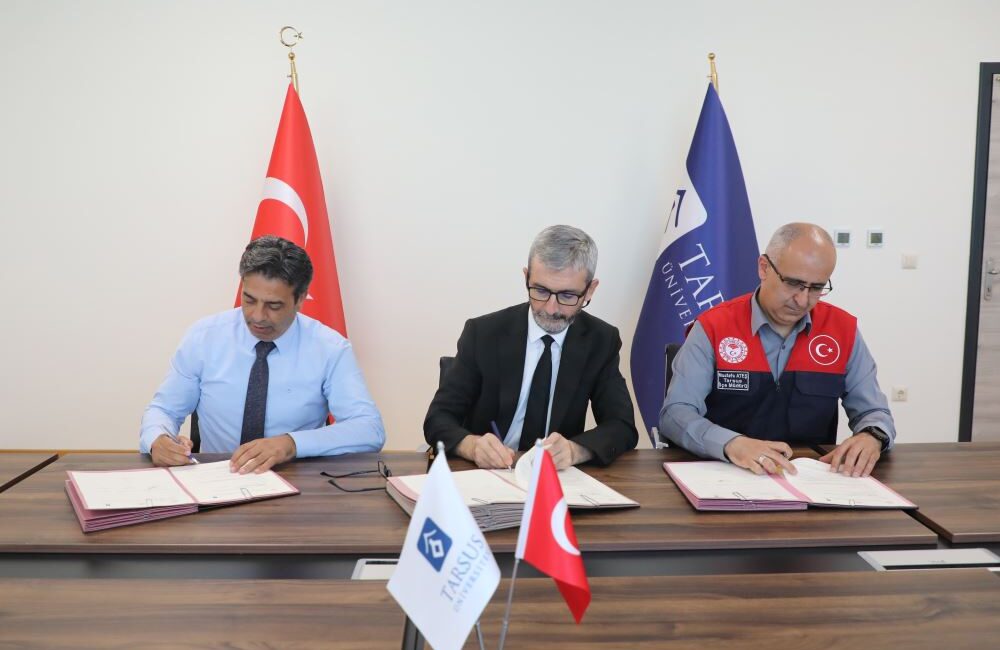 Hasattan Pazara Programı İçin İş Birliği Protokolü İmzalandı Tarsus Üniversitesi, Tarsus İlçe Tarım ve Orman Müdürlüğü ile Tarsus