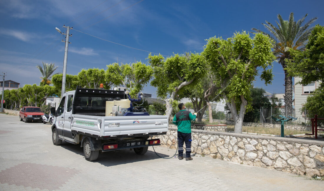 Mersin Büyükşehir Belediyesi Çevre Koruma ve Kontrol Dairesi Başkanlığı ekipleri;