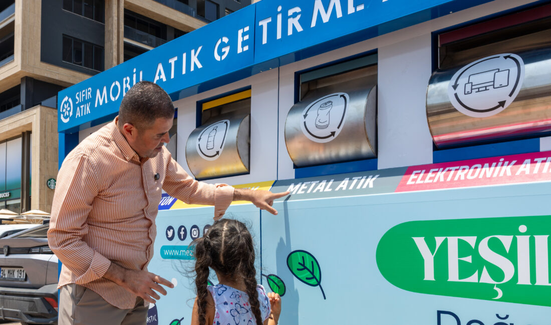 Mezitli Belediyesi, çevreyi korumak ve geri dönüşümü yaygınlaştırmak amacıyla Mobil