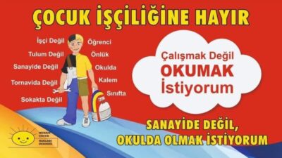 Mersin Çocuk Hakları Derneği Başkanı Sabahat Aslan“12 Haziran Uluslararası Çocuk
