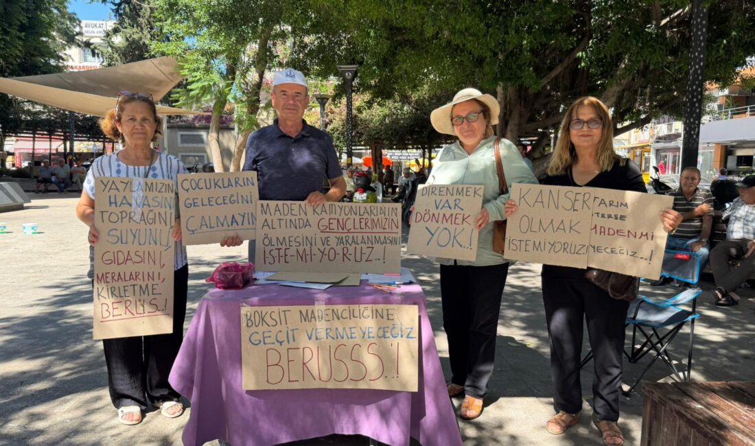 Arslanköy, Yavca, Kavaklıpınar ve Mersin genelinden vatandaşların karşı çıktığı proje