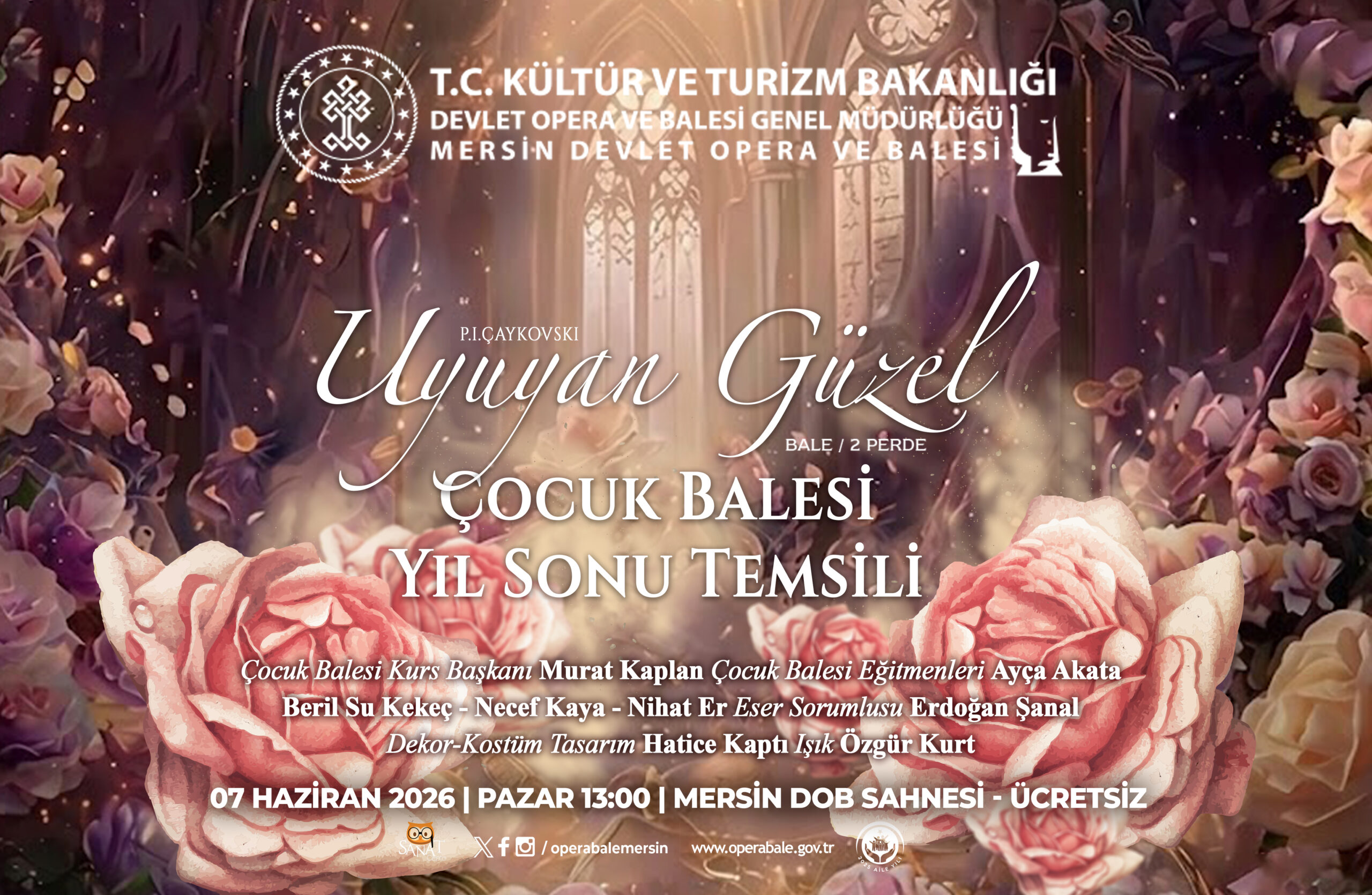 Mersin Devlet Opera ve Balesi’nden Masalsı Bir Sezon Finali: “Uyuyan Güzel”