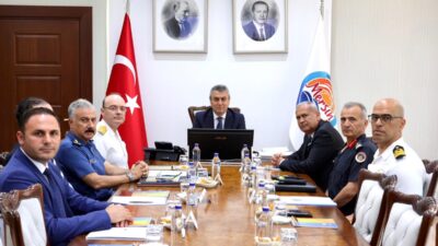 Mersin Valisi Atilla Toros başkanlığında, Güvenlik ve Asayiş Değerlendirme Toplantısı