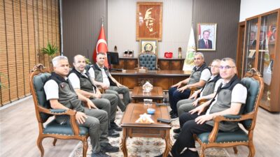 Orman Genel Müdür Yardımcısı Kenan Akduman, Havacılık Dairesi Başkanı Mahmut