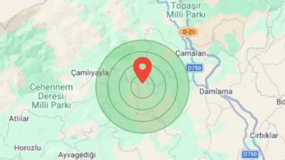 Mersin Çamlıyayla Korucak Mahallesi konumunda deprem meydana geldi. Afet ve